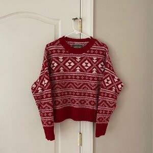 American Eagle women’s fair isle sweater